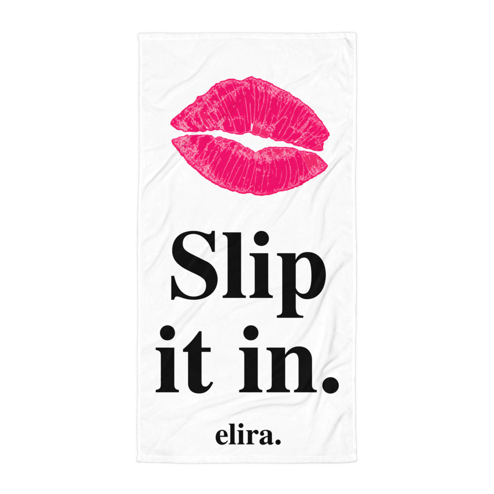 Slip it in. — Printed front