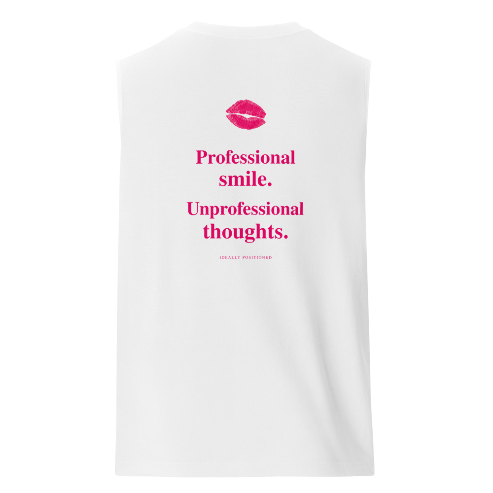 Professional smile. Unprofessional thoughts. — Back